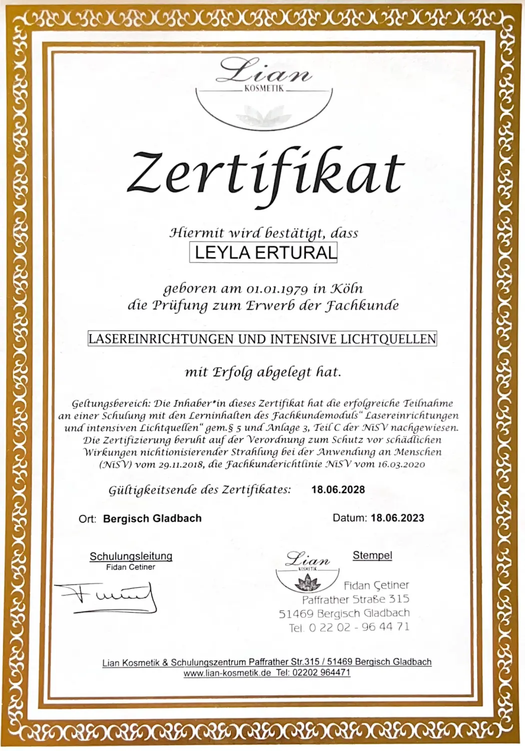Flyer – Leyla Ertural