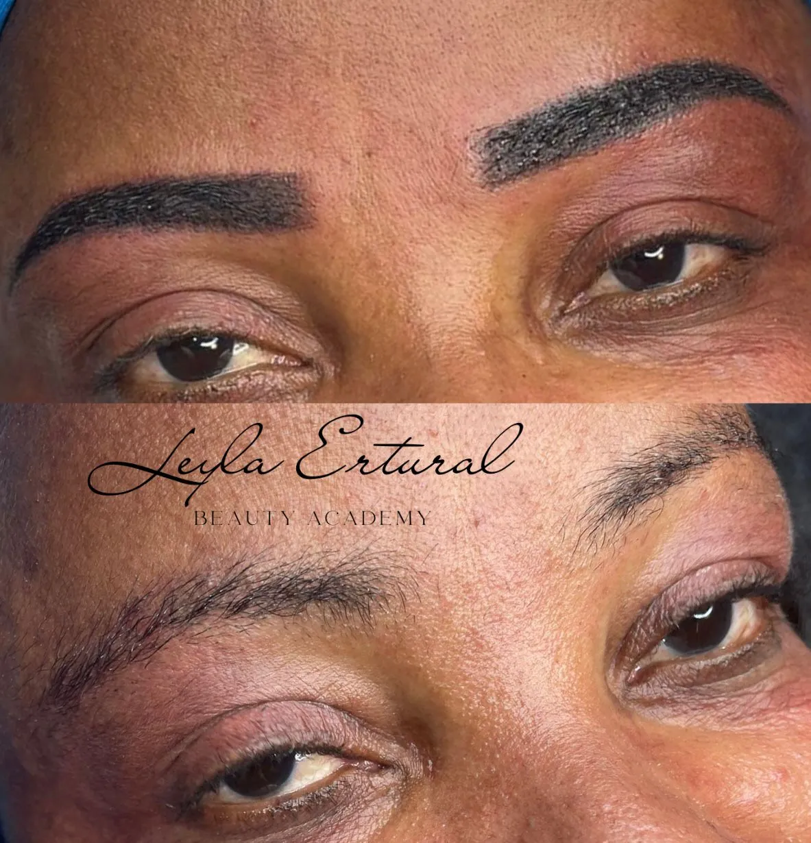 Vor und nach dem Microblading – Leyla Ertural